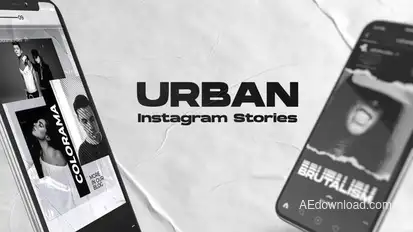 Urban Instagram Stories broadcast-packages template preview