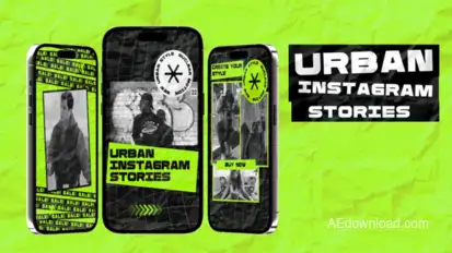 Urban Instagram Stories Product Promo template preview