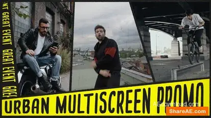 Urban Multiscreen Promo Openers template preview
