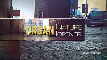 Urban Nature Openers template preview