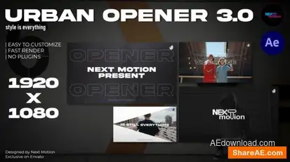 Urban Opener 3.0 Openers template preview