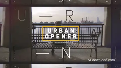 Urban Opener / Dynamic Slideshow / Hip-Hop Lifestyle / Cities and Streets Openers template preview
