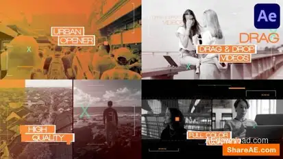 Urban Opener for After Effects Openers template preview