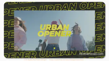Urban Opener Hip Hop Openers template preview