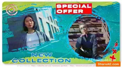 Urban Project Intro Openers template preview