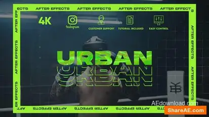 Urban Promo Openers template preview