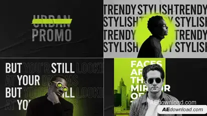 Urban Promo broadcast-packages template preview