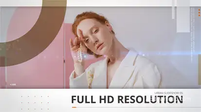 Urban Slideshow Video Displays template preview