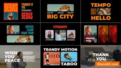 Urban Title Opener V2 Openers template preview