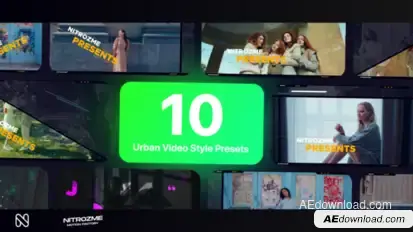 Urban Typography Vol. 02 Titles template preview