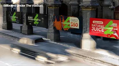 Urban Viaduct Billboard Mockup Product Promo template preview