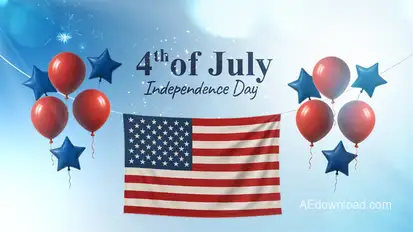 US Independence Day Intro Openers template preview