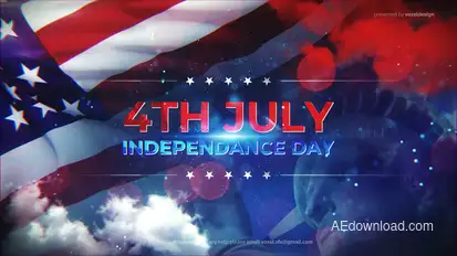 USA Independence Day Openers template preview