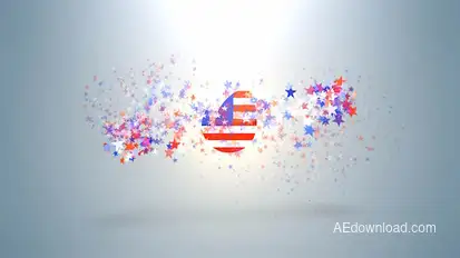 USA Ptriotic Logo Logo Stings template preview