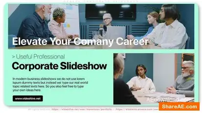 Useful Corporate Slideshow Openers template preview