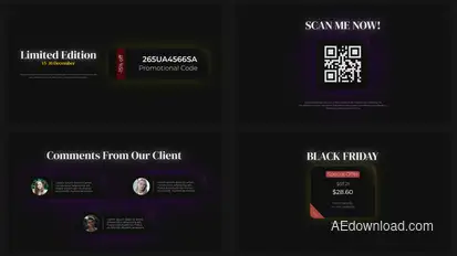 Useful Information Boxes Infographics template preview