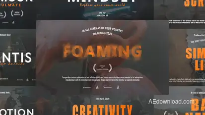 Utopia Cinematic Titles Titles template preview