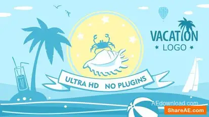 Vacation Logo Openers template preview