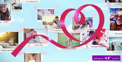 Videohive Valentine’s Day Slideshow Video Displays template preview