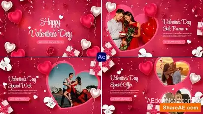 Valentine's Day Slideshow | Valentine's Day Sale Opener V1 Openers template preview