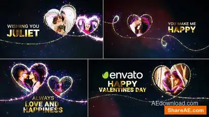 Valentine's Greetings //  Happy Valentines Day Openers template preview