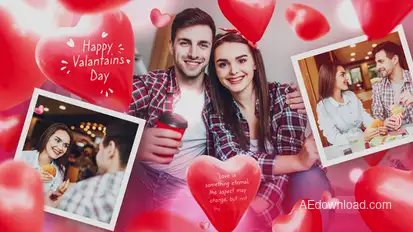 Valentine Day Special Greeting Card Video Displays template preview