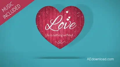 Valentine Hearts Openers template preview