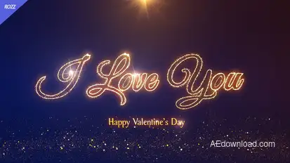 Valentine I Love You Openers template preview