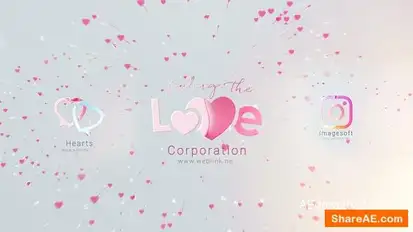 Valentines Day Clean Logo Logo Stings template preview