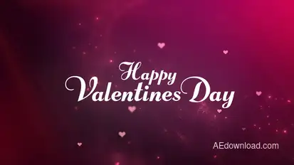 Valentines Day Intro Logo Stings template preview