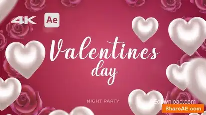 Valentines Day Intro Openers template preview