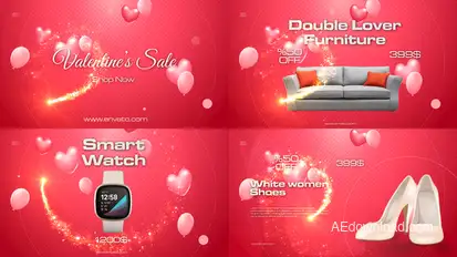 Valentines Day Sale broadcast-packages template preview