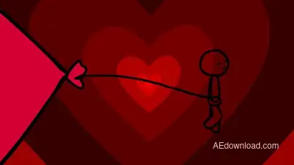 Valentines Day Transitions Elements template preview