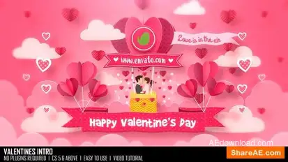 Valentines Intro Openers template preview
