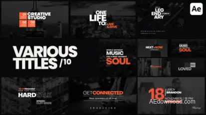 Various Titles 10 Titles template preview