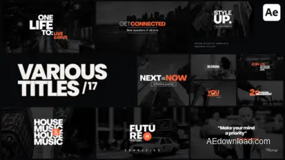 Various Titles 17 Titles template preview