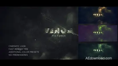 Venom Logo Reveal Logo Stings template preview