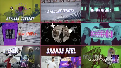 Versatile Grunge Opener Product Promo template preview