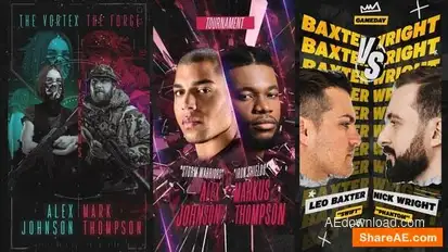 Versus Pack Intros Openers template preview