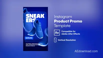 Vertical Black Friday Promo Animation for Instagram Stories Product Promo template preview