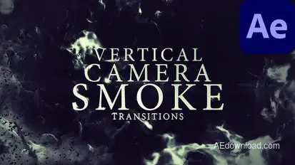 Vertical Camera Smoke Transitions Elements template preview