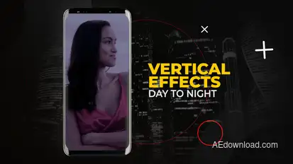 Vertical Day to Night Effects | After Effects Elements template preview