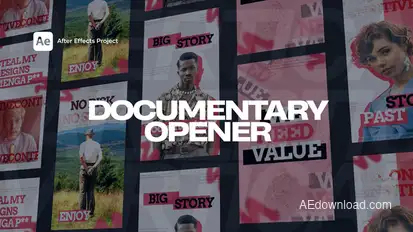 Vertical Documentary Openers Openers template preview