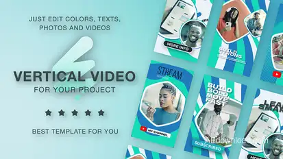 Vertical Educational Medical Instagram Reel Video Displays template preview