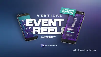 Vertical Event Promo Reels Product Promo template preview