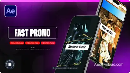 Vertical Fast Promo Product Promo template preview