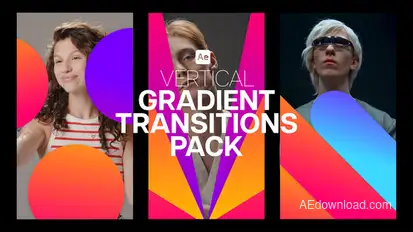 Vertical Gradient Transitions Pack Elements template preview