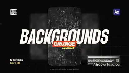 Vertical Grunge Backgrounds Elements template preview