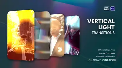 Vertical Light Transitions Elements template preview