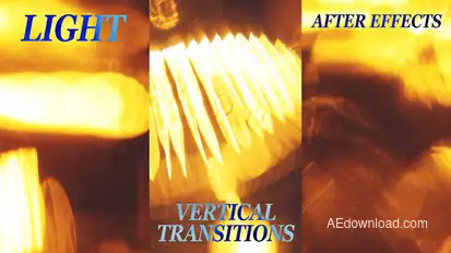 Vertical Light Transitions | Instagram Reels Stories TikTok Elements template preview